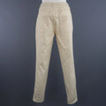ALEXANDER MCQUEEN Size 6 Beige Denim Side Stripe Skinny Jeans ALEXANDER MCQUEEN