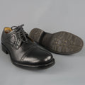 ALEXANDER MCQUEEN Size 8 Black Perforated Leather Lace Up Shoe ALEXANDER MCQUEEN