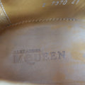 ALEXANDER MCQUEEN Size 8 Black Perforated Leather Lace Up Shoe ALEXANDER MCQUEEN