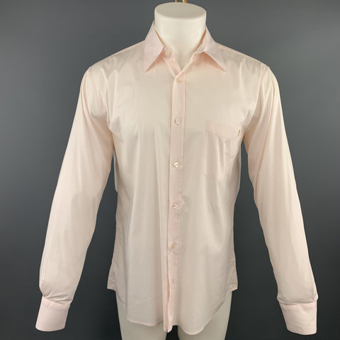 ALEXANDER MCQUEEN Size M Light Pink Button Up Long Sleeve Shirt