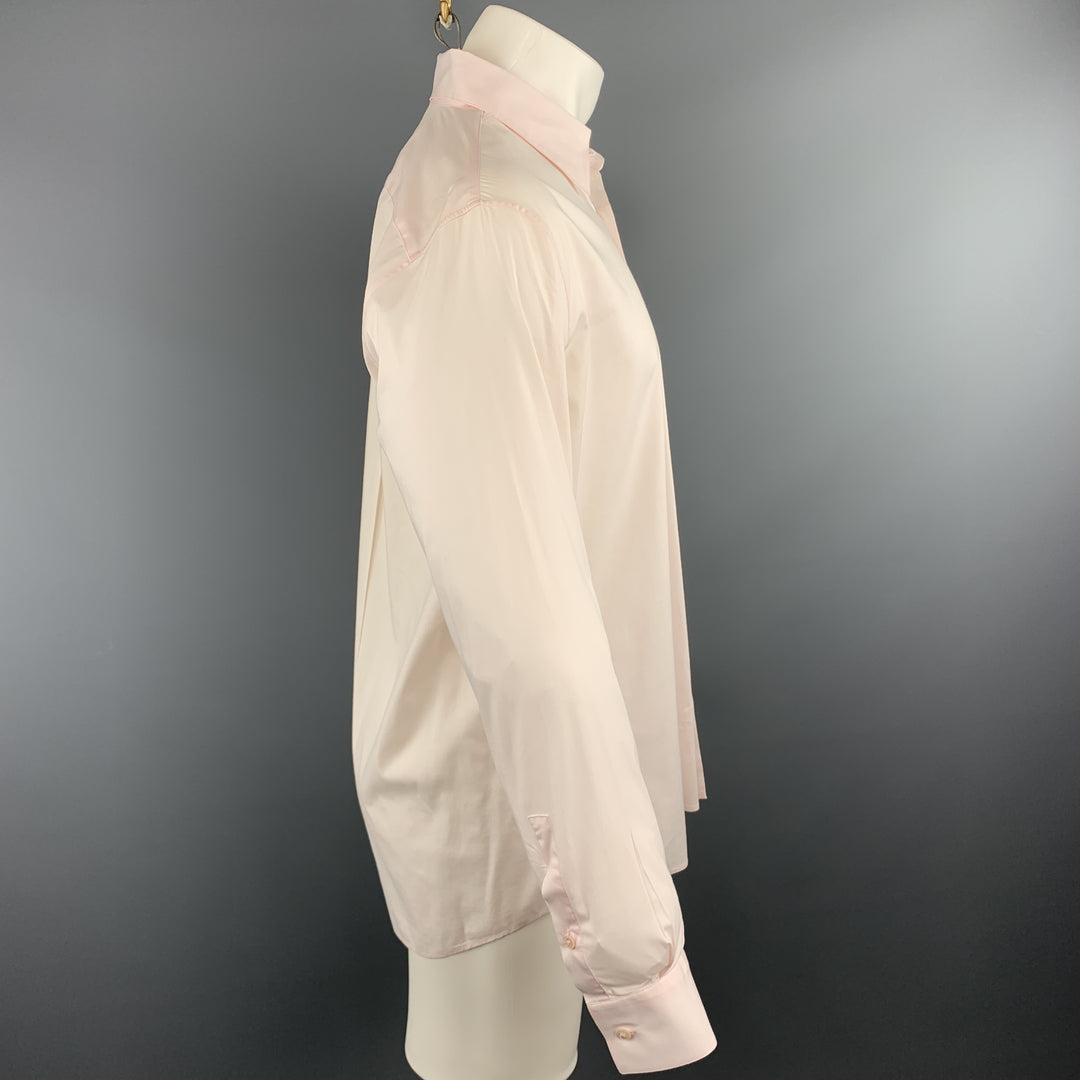 ALEXANDER MCQUEEN Size M Light Pink Button Up Long Sleeve Shirt