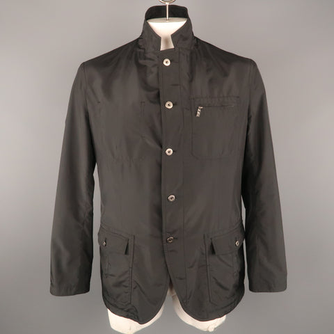 ALLEGRI 42 Black Polyester Notch Lapel  Jacket