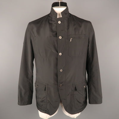 ALLEGRI 42 Black Polyester Notch Lapel  Jacket