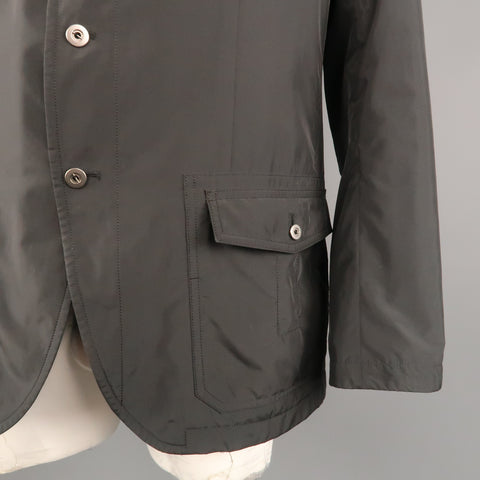 ALLEGRI 42 Black Polyester Notch Lapel  Jacket