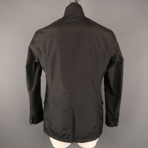 ALLEGRI 42 Black Polyester Notch Lapel  Jacket
