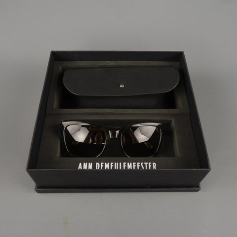 ANN DEMEULEMEESTER Clear Green D Frame Sunglasses ANN DEMEULEMEESTER