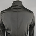 ARMANI COLLEZIONI 40 Black Solid Polyester Hooded  Jacket ARMANI COLLEZIONI