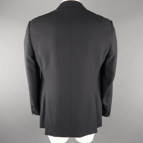 ARMANI COLLEZIONI 42 Regular Navy Solid Wool Blazer / Sport Coat ARMANI COLLEZIONI