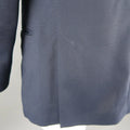 ARMANI COLLEZIONI 44 Navy Stripe Textured Notch Lapel 2 Button Sport Coat ARMANI COLLEZIONI