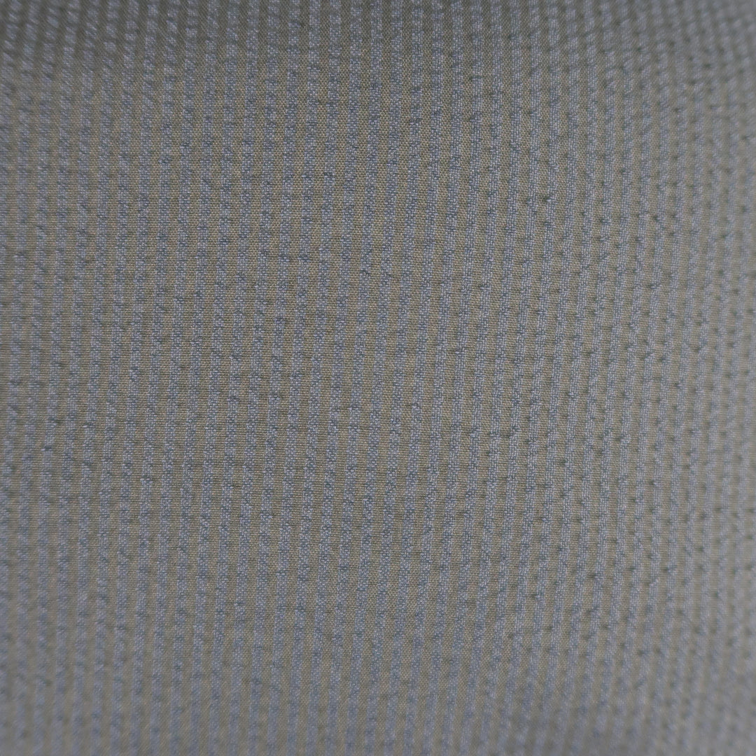 ARMANI COLLEZIONI 44 Navy Stripe Textured Notch Lapel 2 Button Sport Coat