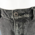 ATTACHMENT Size 32 Charcoal Distressed Washed Denim Diagonal Seam Jeans ATTACHMENT