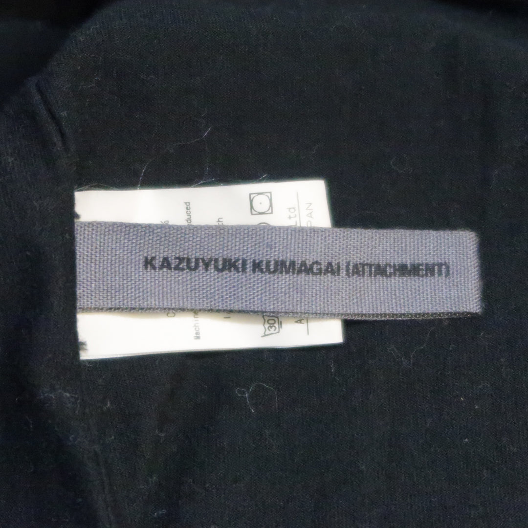 ATTACHMENT Size L Black Cotton Long sleeve t-shirt