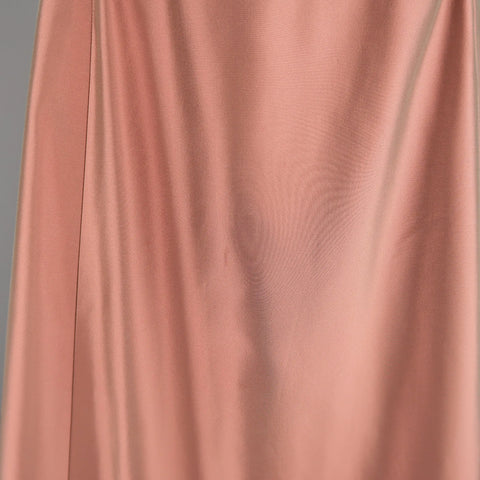 BADGLEY MISCHKA Size 10 Dusty Rose Silk Taffeta Beaded Bodice Evening Gown BADGLEY MISCHKA