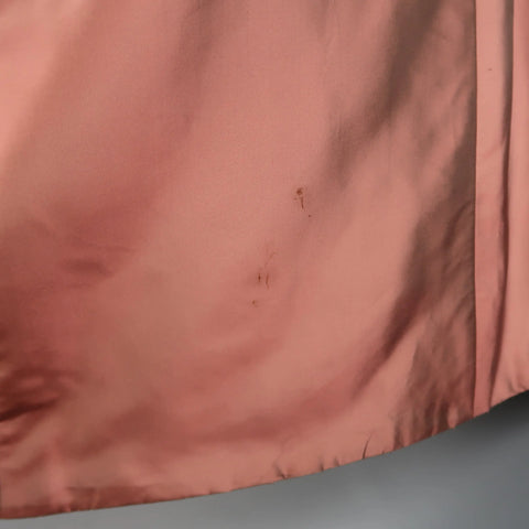 BADGLEY MISCHKA Size 10 Dusty Rose Silk Taffeta Beaded Bodice Evening Gown BADGLEY MISCHKA