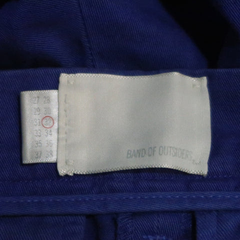 BAND OF OUTSIDERS Size 32 Navy Embroidery Cotton Button Fly Casual Pants
