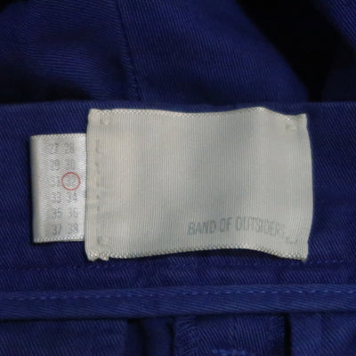 BAND OF OUTSIDERS Size 32 Navy Embroidery Cotton 32 Button Fly Casual Pants