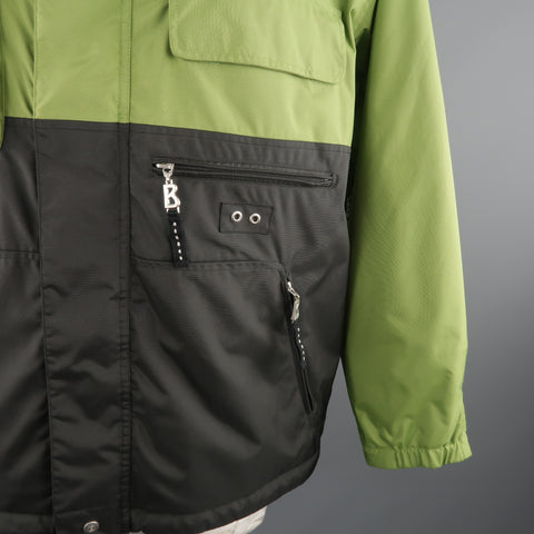 BOGNER 40 Veste de ski à capuche en polyamide vert 