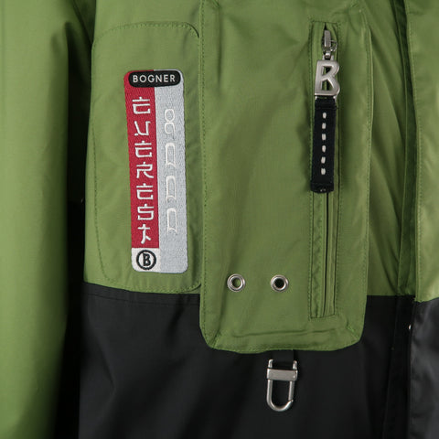 BOGNER 40 Veste de ski à capuche en polyamide vert 