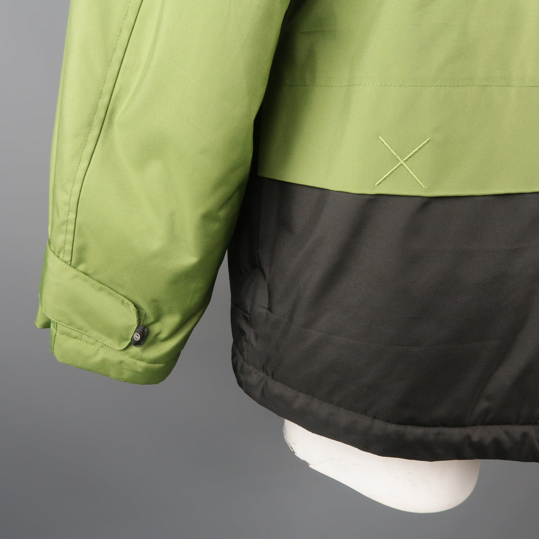 BOGNER 40 Green Polyamide Hooded Ski Jacket