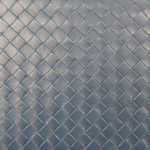 BOTTEGA VENETA Navy Woven Intrecciato Leather iPad Tablet Case