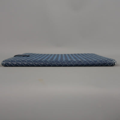 BOTTEGA VENETA Navy Woven Intrecciato Leather iPad Tablet Case