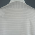 BRIONI Size S Gray Stripe Cotton Contrast Collar French Cuff Long Sleeve Shirt BRIONI
