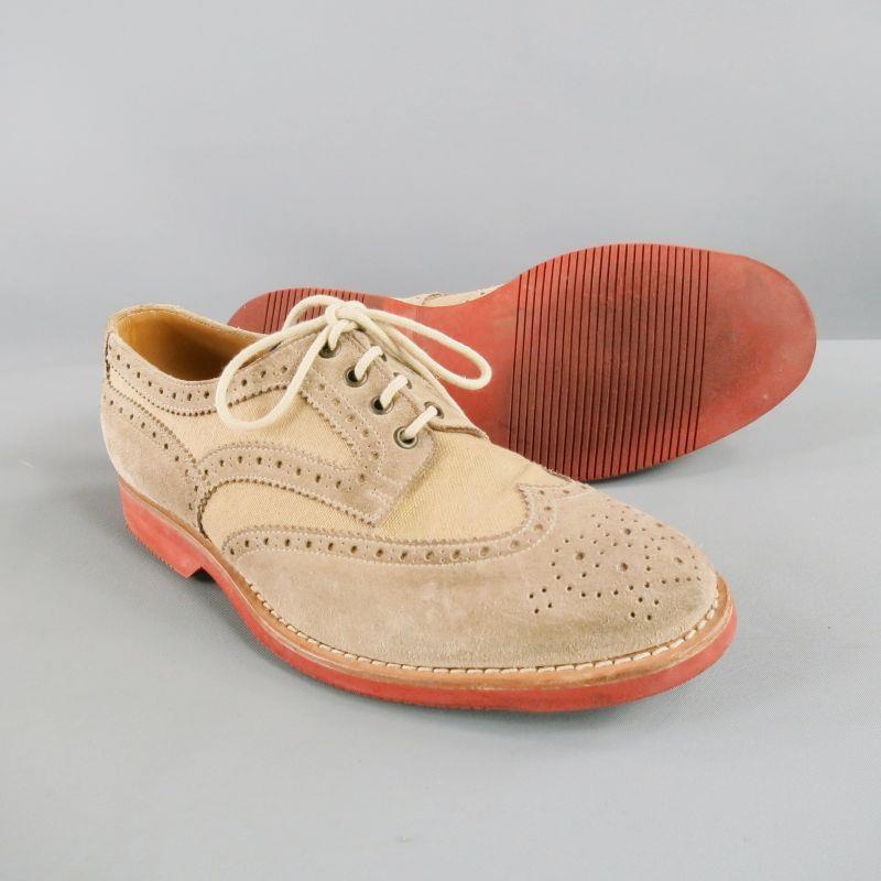 Brunello Cucinelli Men's Wingtip Derby Shoes