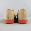 BRUNELLO CUCINELLI Size 10 Taupe Perforated Canvas Wingtip Lace Up Shoe BRUNELLO CUCINELLI