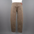 BRUNELLO CUCINELLI Size 30 x 28 Taupe Solid Denim Jeans BRUNELLO CUCINELLI