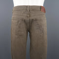 BRUNELLO CUCINELLI Size 30 x 28 Taupe Solid Denim Jeans BRUNELLO CUCINELLI
