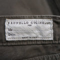 BRUNELLO CUCINELLI Size 30 x 28 Taupe Solid Denim Jeans BRUNELLO CUCINELLI