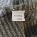 BRUNELLO CUCINELLI Size 46 Taupe & Grey Knitted Cashmere 1/2 Zip Sweater BRUNELLO CUCINELLI