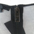 BURBERRY PRORSUM Size 10 Black Draped Silk & Mesh Cocktail Dress BURBERRY PRORSUM