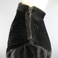 CALVIN KLEIN COLLECTION Size 38 Black Embossed Ponyhair Crewneck Pullover Sweater CALVIN KLEIN COLLECTION