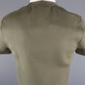 CALVIN KLEIN COLLECTION Size S Olive Solid Cotton Blend T-shirt CALVIN KLEIN COLLECTION