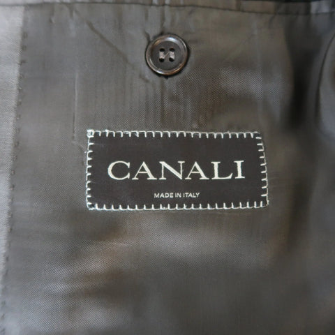 CANALI 42 Regular Taupe Wool Notch Lapel 2 Button Single Breasted  Suit CANALI