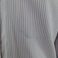 CANALI Size L Pink & Blue Stripe Cotton Long Sleeve Shirt CANALI