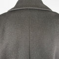 CHANEL Size 10 Black Sparkle Twill Satin Peak Lapel Tuxedo Jacket CHANEL