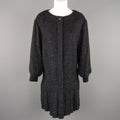 CHANEL F/W 2013 Size 8 Navy Glitter Knit Drop Waist Dress CHANEL