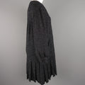CHANEL F/W 2013 Size 8 Navy Glitter Knit Drop Waist Dress CHANEL