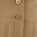 CHANEL Size 8 Tan Silk Chiffon Pleated Pencil Skirt CHANEL