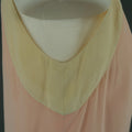 CHANEL Size M Pink & Cream Sleeveless Collar Silk Blouse CHANEL