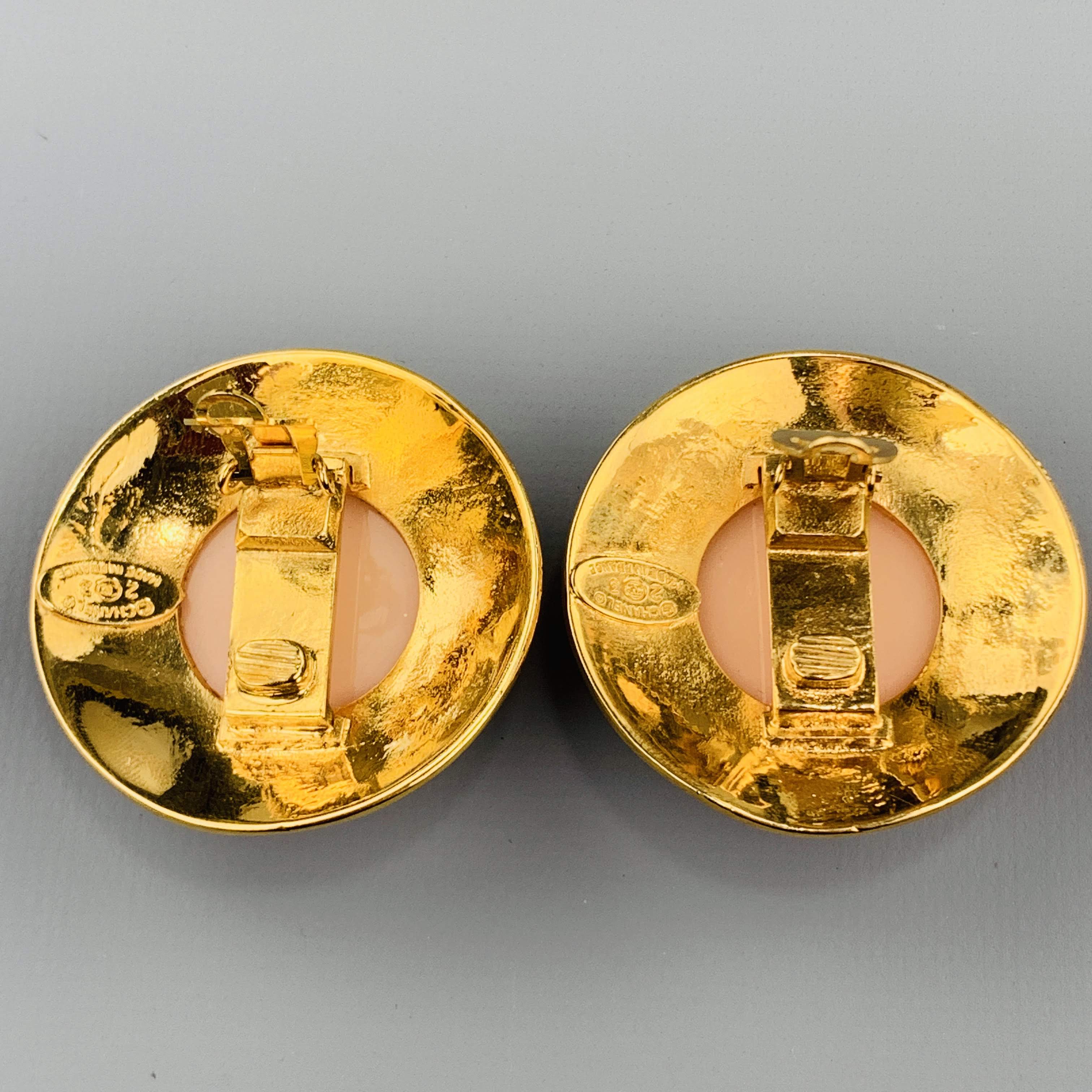 アクセサリー CHANEL 80s vintage chanel-vintage-cc-logo-gold-