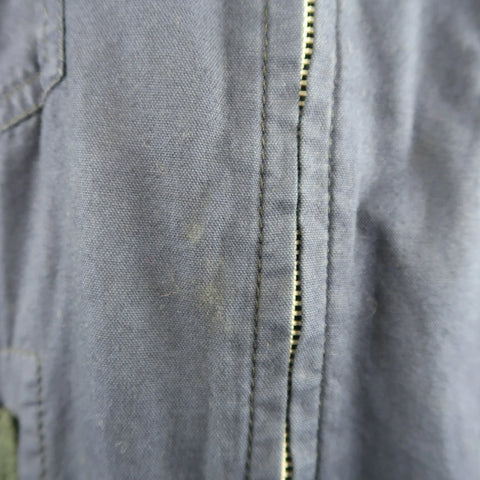COMME des GARCONS BLACK L Navy Canvas Black Fleece Pocket  Cotton Jacket COMME des GARCONS