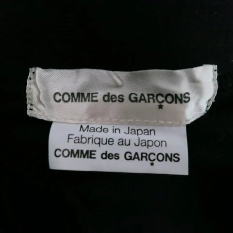 COMME des GARCONS Black Cotton Bolero Cardigan COMME des GARCONS