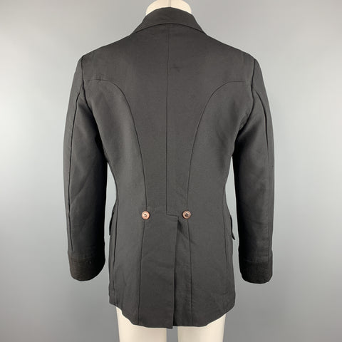 COMME des GARCONS HOMME PLUS M Black Polyester Military Jacket