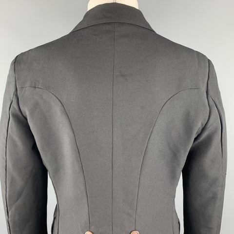 COMME des GARCONS HOMME PLUS M Black Polyester Military Jacket
