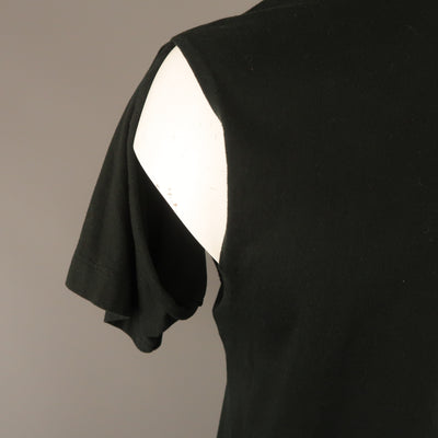 COMME des GARCONS HOMME PLUS Size M Black Cotton Slit Sleeve T-shirt