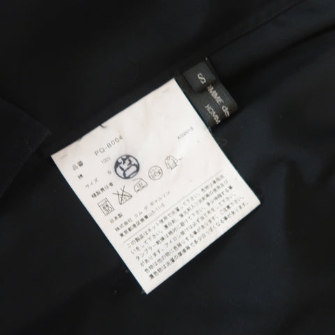 COMME des GARCONS HOMME PLUS Size S Black Cotton Button Up Longline Shirt