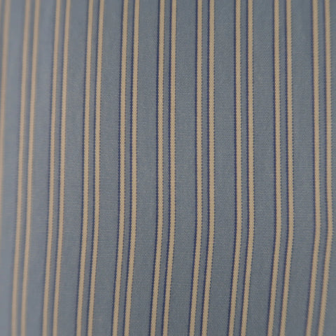 COMME des GARCONS Size M Blue Stripe Cotton Long Sleeve Shirt COMME des GARCONS